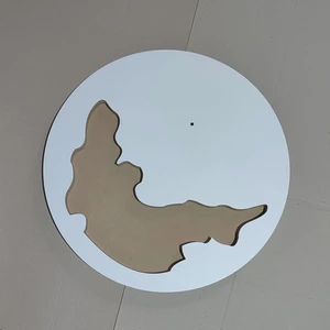 Artboard rund für Trockenblumen und Epoxidharz