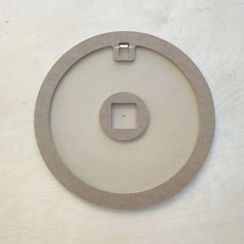 Rundes MDF-Artboard mit weißer laminierter Oberfläche für Epoxidharz