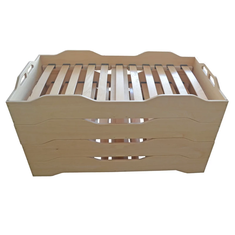 Niedriges Montessori-Kinderbett 120 x 60 cm